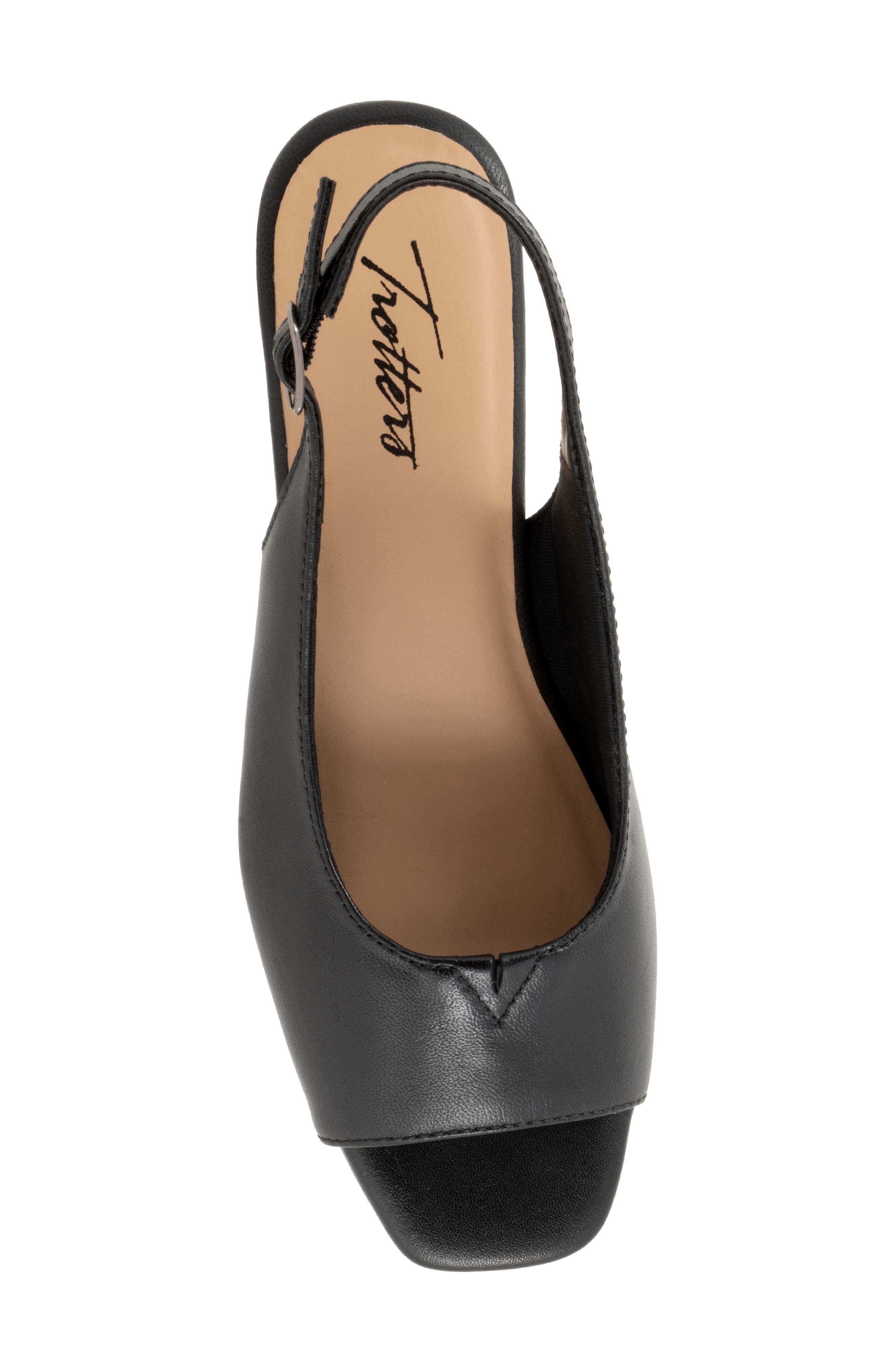 Trotters Dawn Slingback Sandal, Alternate, color, Black
