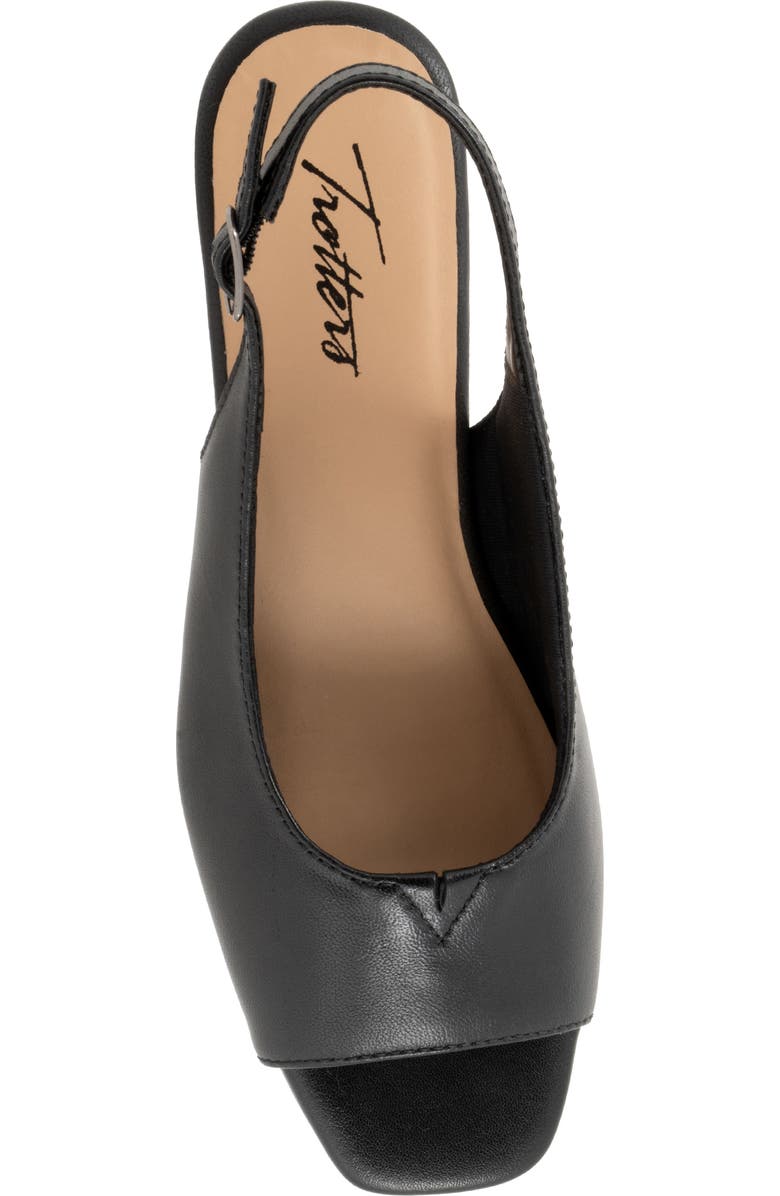 Trotters Dawn Slingback Sandal, Alternate, color, Black
