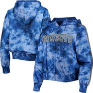 Mitchell & Ness Women's Mitchell & Ness Navy Dallas Cowboys Galaxy Full-Zip Windbreaker Hoodie Jacket