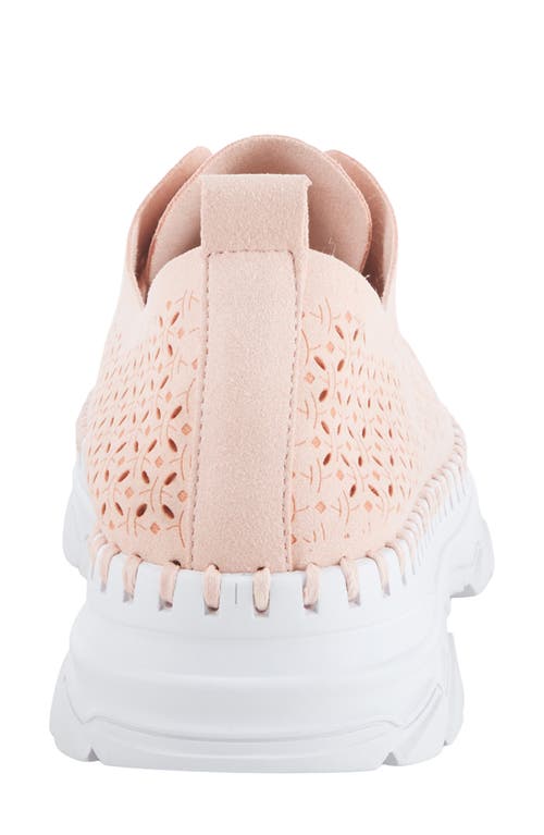 Patrizia By Spring Step Elodi Perforated Sneaker In Pink