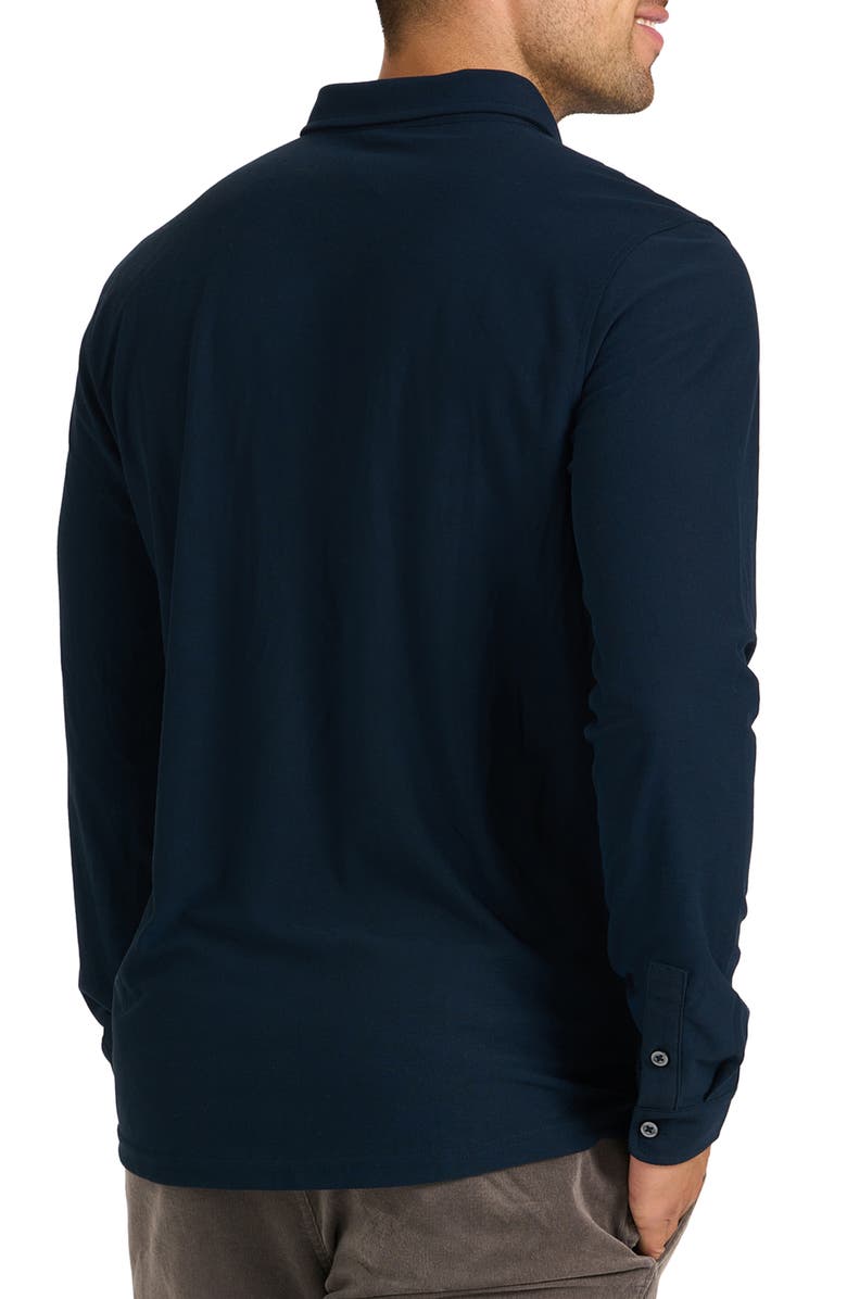 Vuori Long Sleeve Ace Button-Down Shirt, Alternate, color, Ink