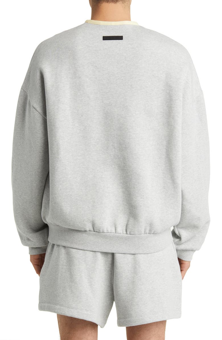 Fear of God Essentials Oversize Fleece Crewneck Sweatshirt, Alternate, color, 