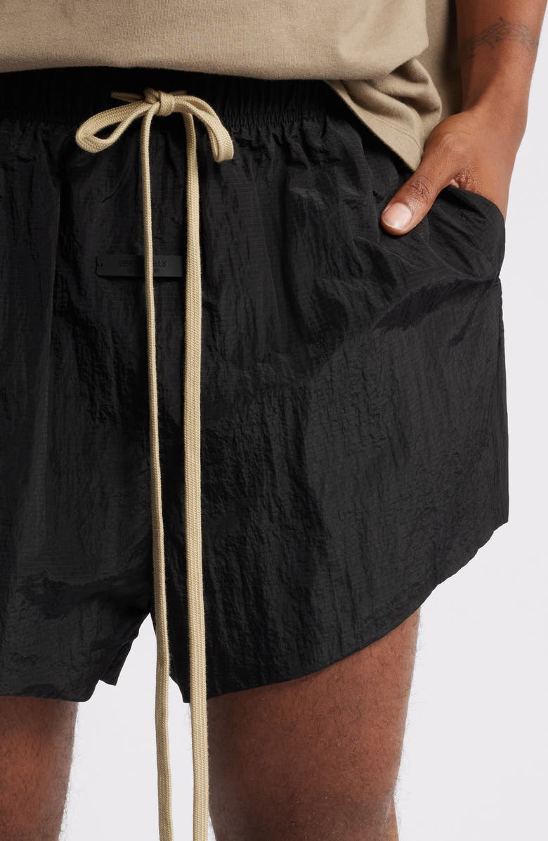 Fear of God Essentials Gender Inclusive Nylon Ripstop Running Shorts, Alternate, color,