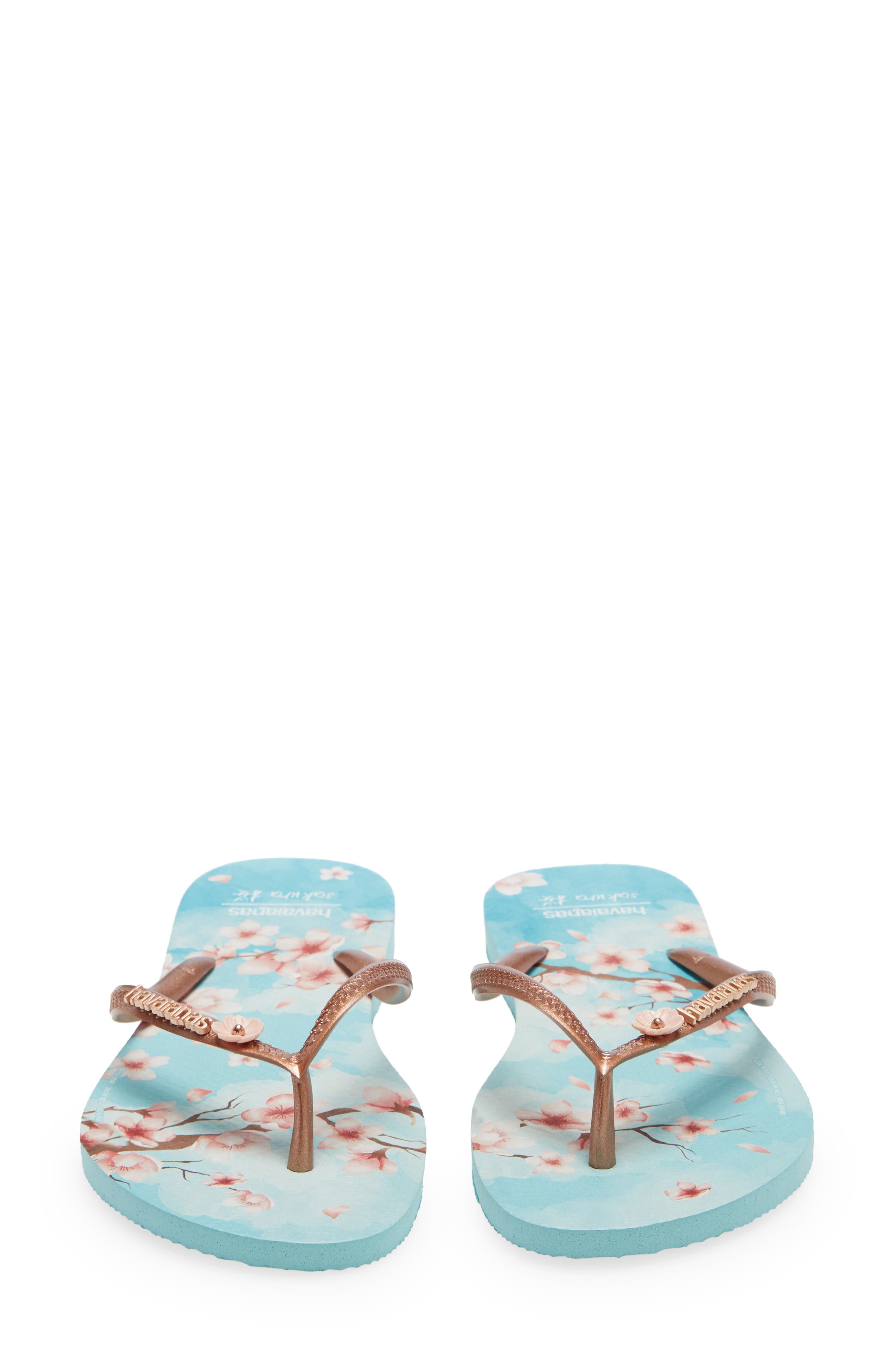 Havaianas Slim Cherry Blossom Flip Flop, Alternate, color, 