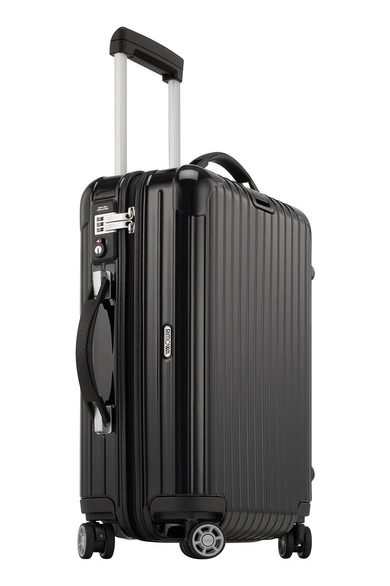 Salsa 22-Inch Deluxe Cabin Multiwheel® Carry-On, Alternate, color, BLACK