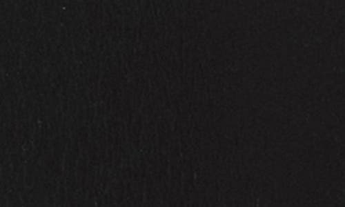 Mango Round Buckle Leather Belt In Black