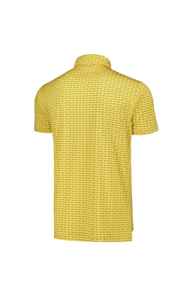 Breezy Golf Men's Breezy Golf Yellow WM Phoenix Open Have a Day Polo, Alternate, color, Yellow