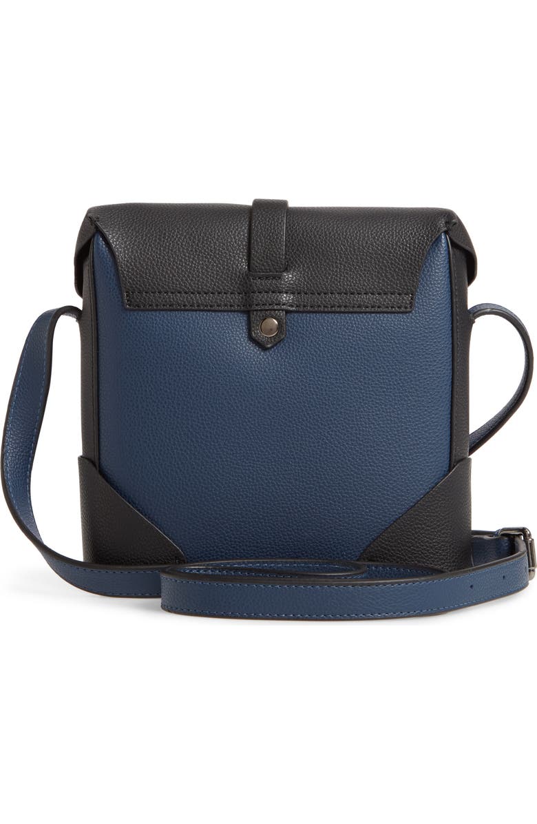 Sondra Roberts Binocular Case Faux Leather Crossbody Bag, Alternate, color,