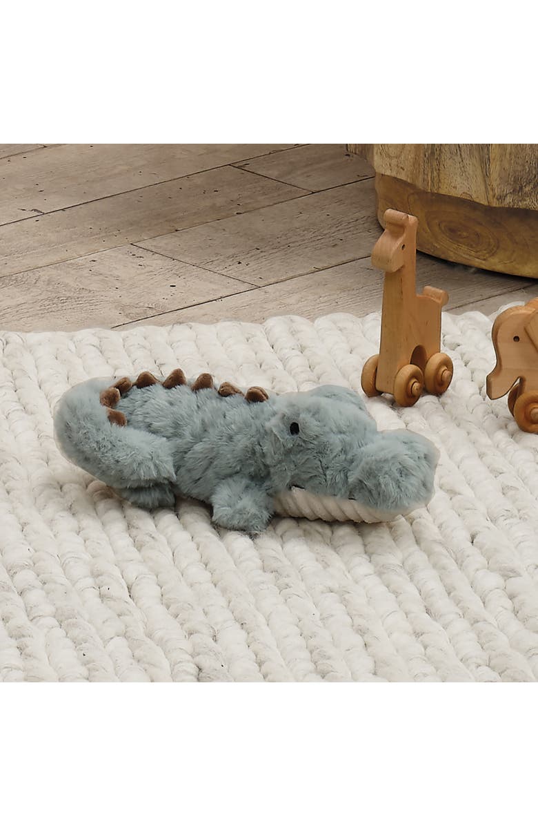 Lambs & Ivy Jungle Story Plush Alligator Stuffed Animal Toy - Snappy, Alternate, color, Green