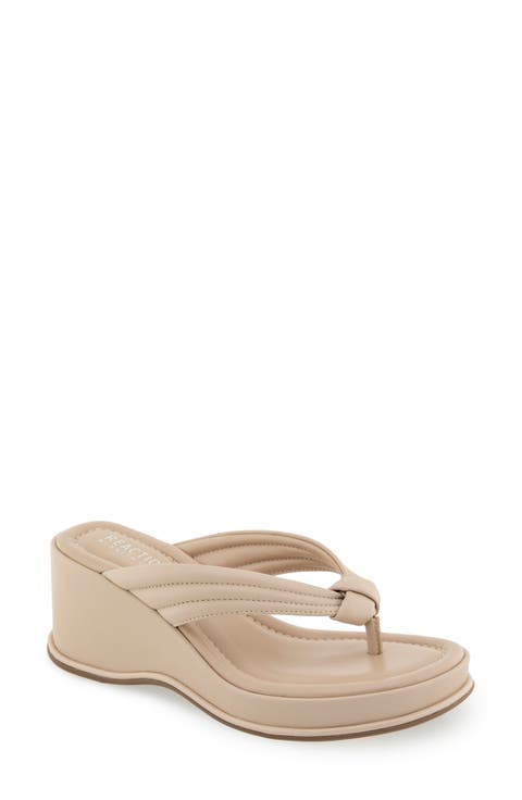 Rixton Platform Wedge Thong Sandal (Women)