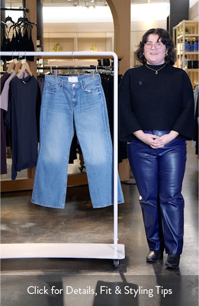 The Bookie Flood Nonstretch Wide Leg Jeans, sales video thumbnail