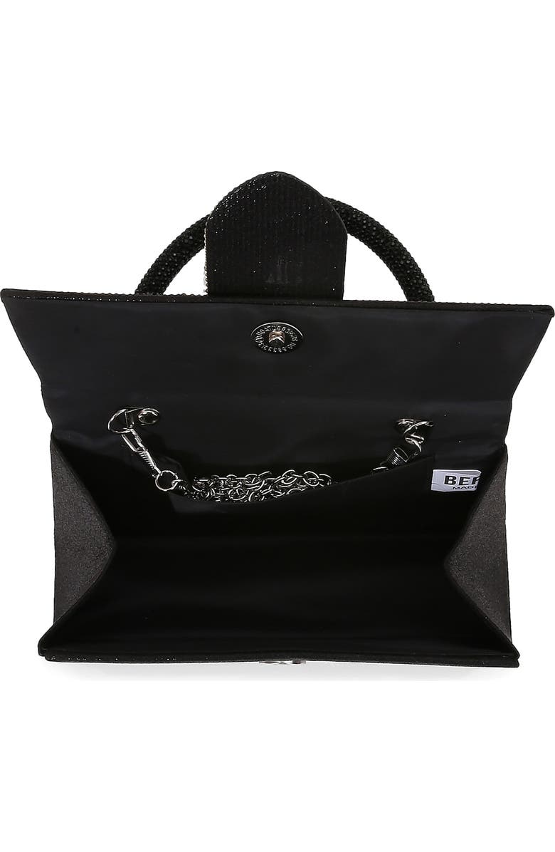 BERNESS Rhinestone Embellished Top Handle Bag, Alternate, color, Black