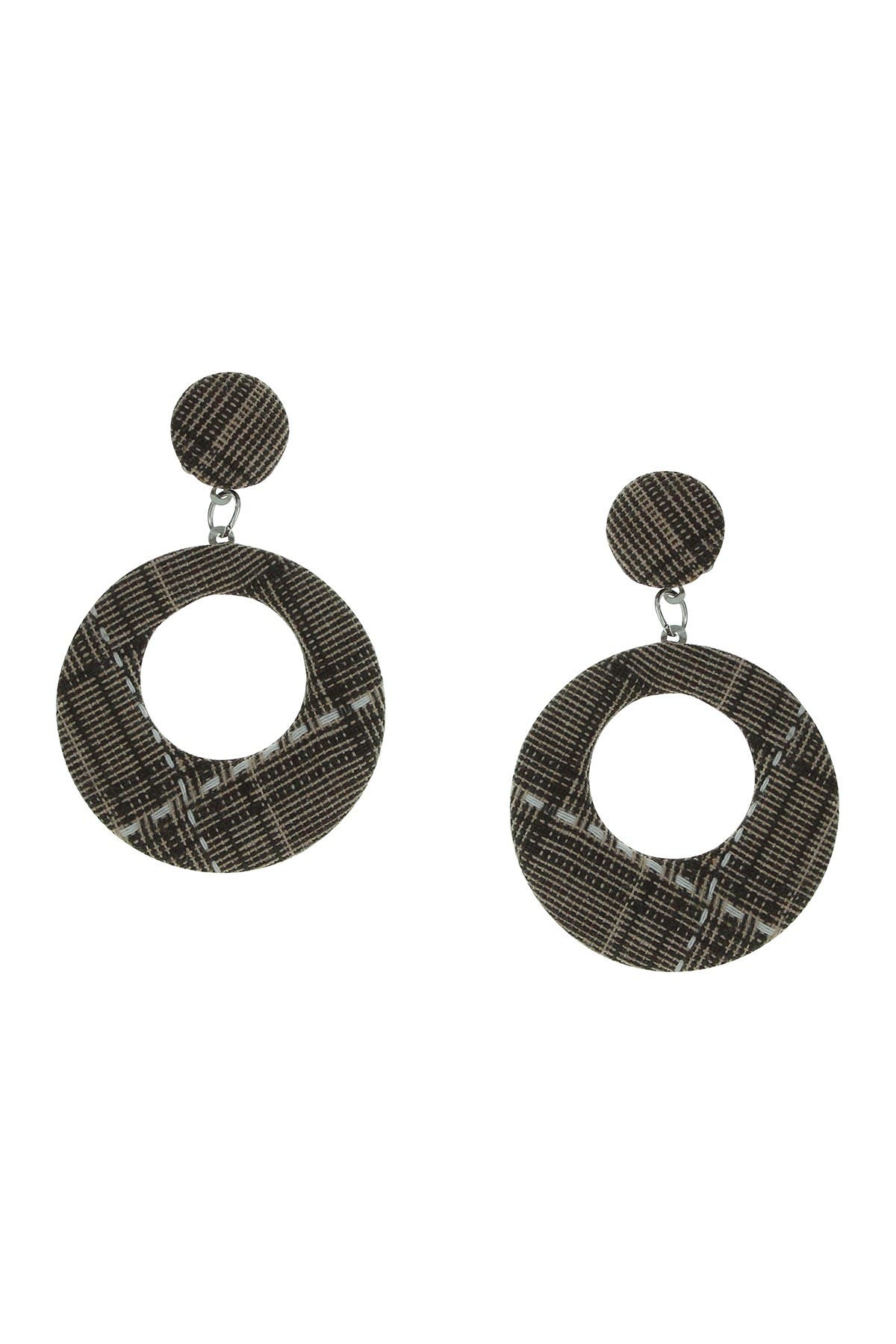 OLIVIA WELLES Stitching Drop Earrings