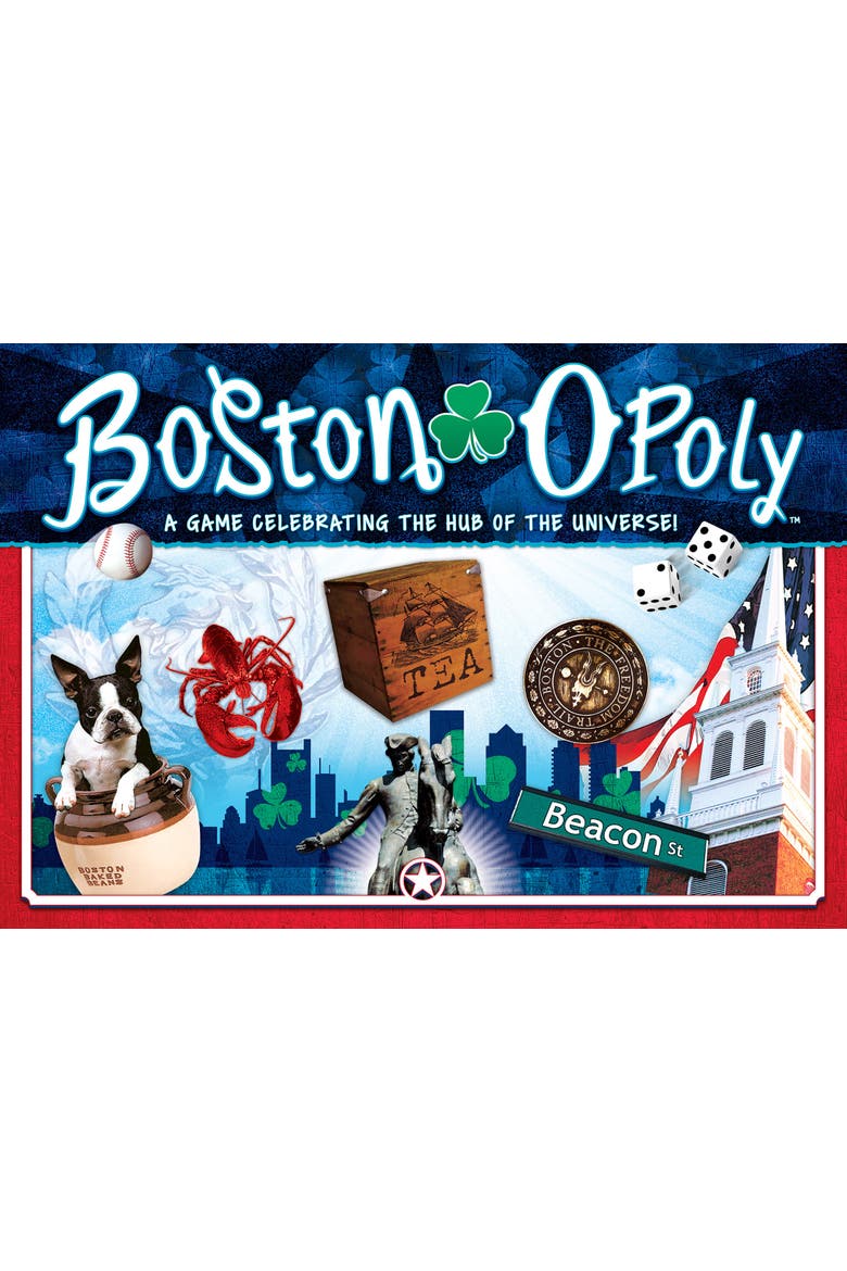 Bostonopoly Monopoly Board Game, Alternate, color, Multicolored