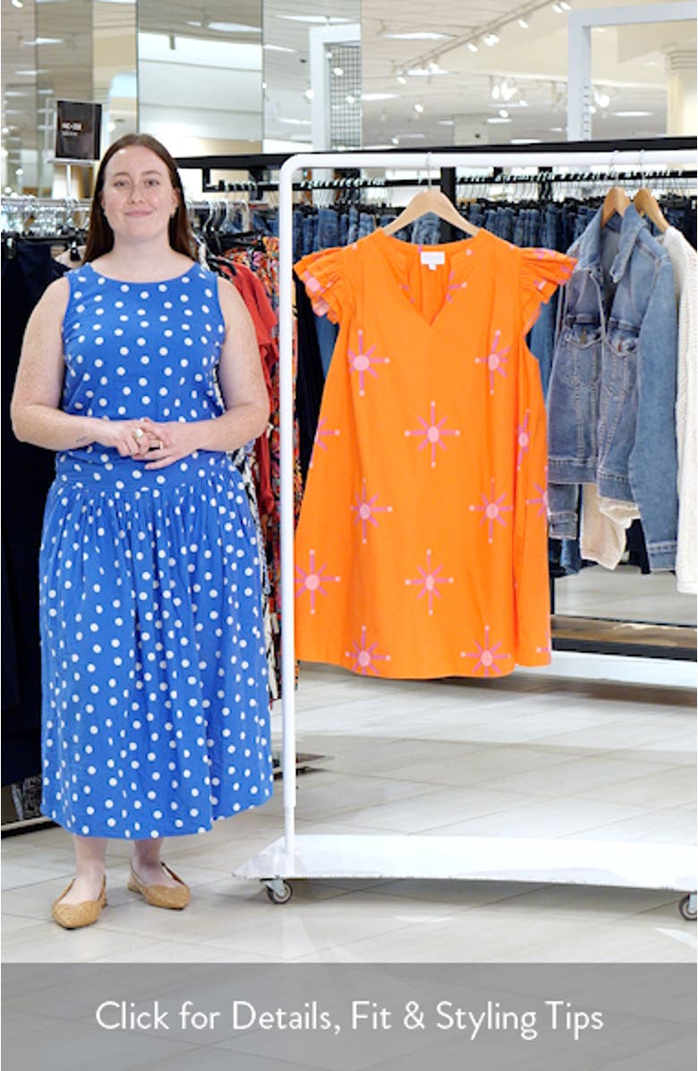 Karani Starburst Evalyn Ruffle Mini Dress, sales video thumbnail