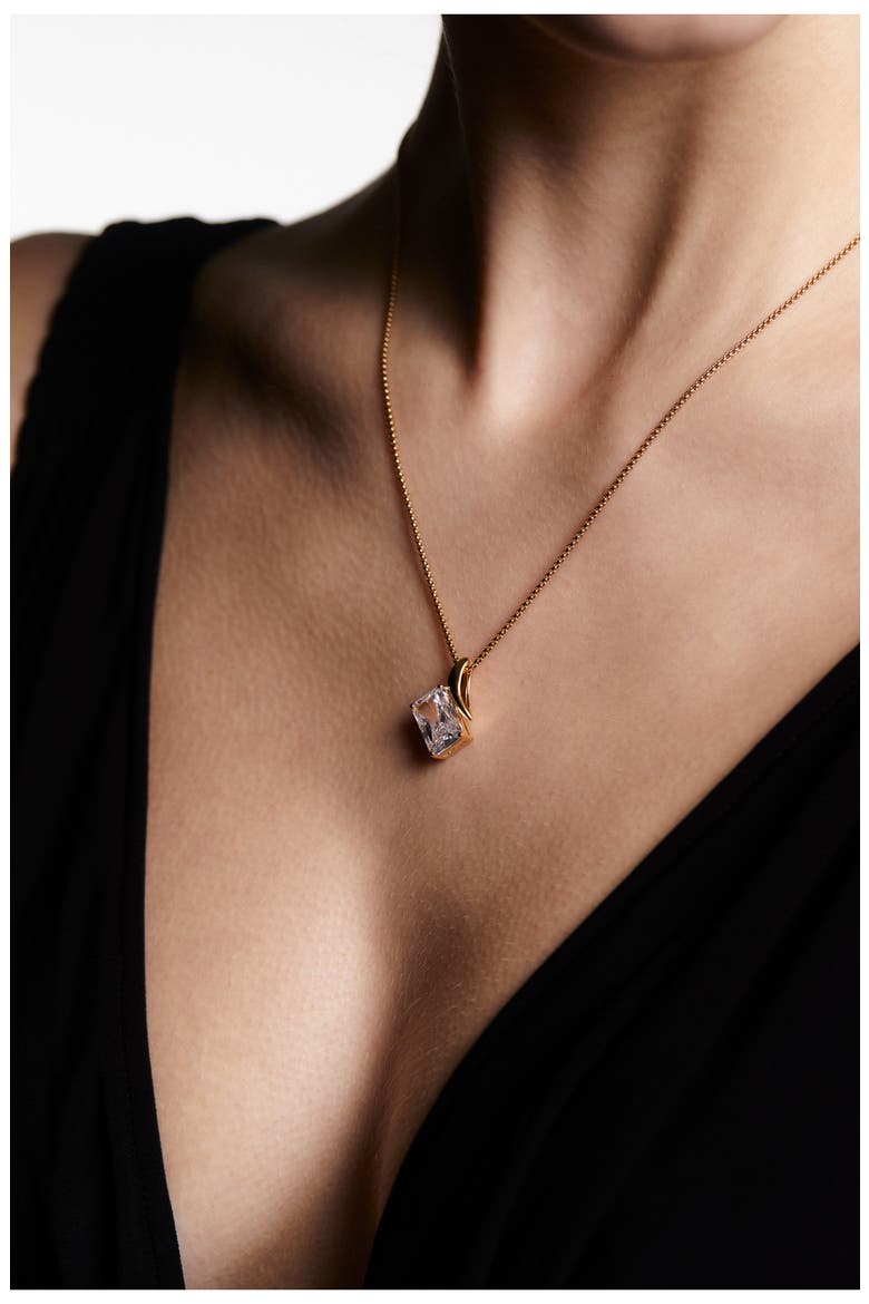 Phenom Pendant Necklace, Alternate, color, GOLD