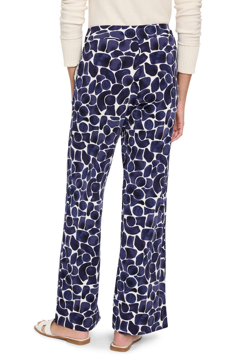 NIC+ZOE Geo Pebble Wide Leg Pants, Alternate, color, Indigo Multi