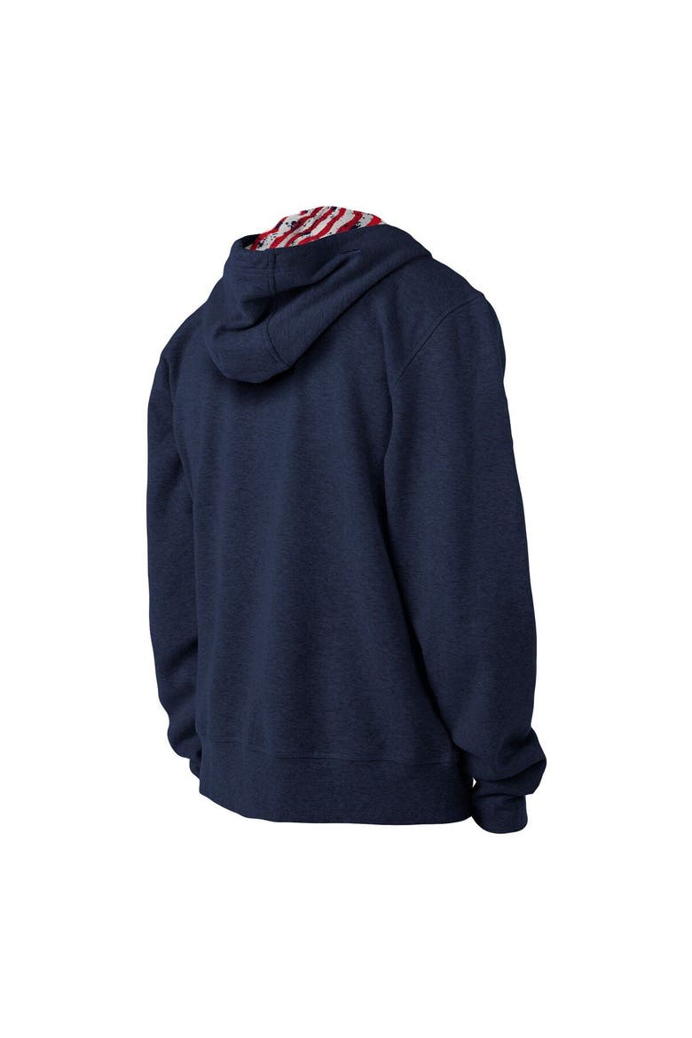 Men's New Era Navy Cincinnati Reds 4th of July Stars & Stripes Pullover Hoodie, Alternate, color, Navy