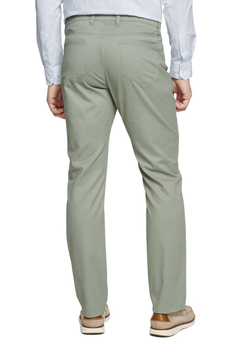 Straight Leg Stretch Stretch Pima Cotton Pants, Alternate, color, SAGE