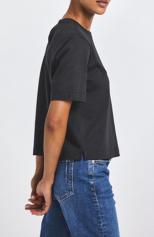 Derek Lam 10 Crosby Miranda Boxy Cotton T-shirt In Gray