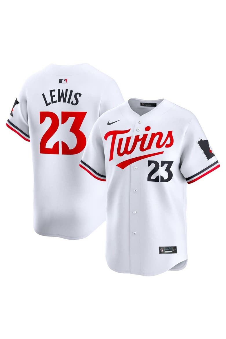 Men's Nike Royce Lewis White Minnesota Twins Home Limited Player Jersey, Alternate, color, White