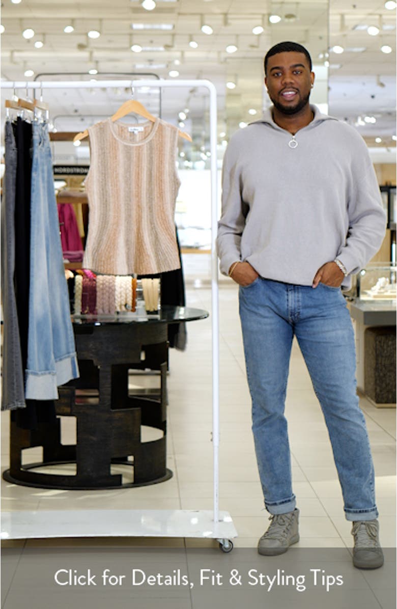 Breit Two Tone Sleeveless Peplum Sweater, sales video thumbnail