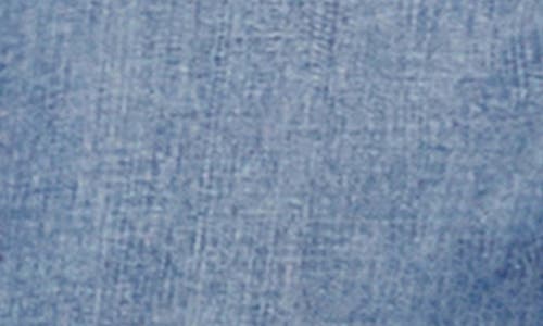 Hint Of Blu Patch Pocket Straight Leg Jeans In Blue