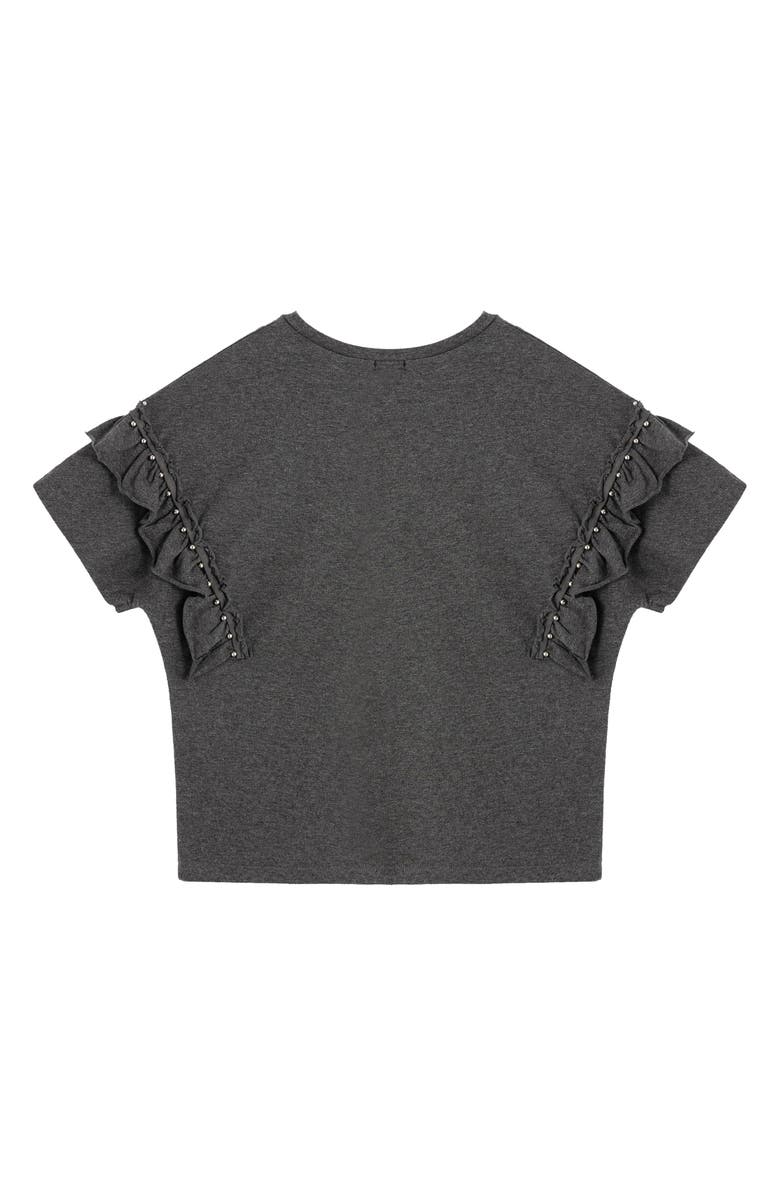 Truce Kids' Ruffle Knit Top, Alternate, color,