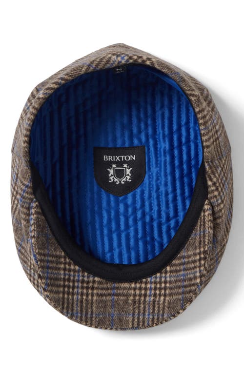 Brixton Barrel Driving Cap In Brown
