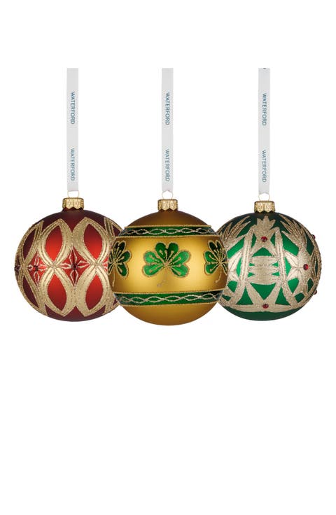 Holiday Heirlooms Set of 3 Ornaments