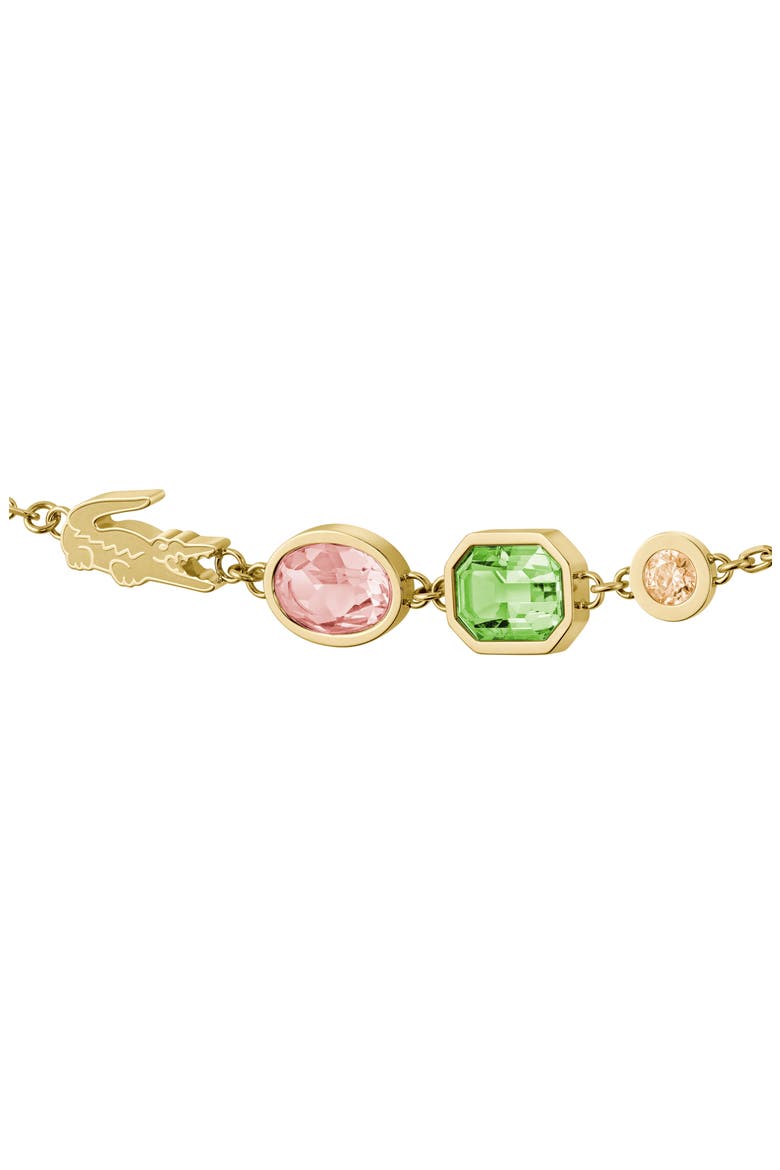 Deva Crystal Line Bracelet, Alternate, color, GOLD
