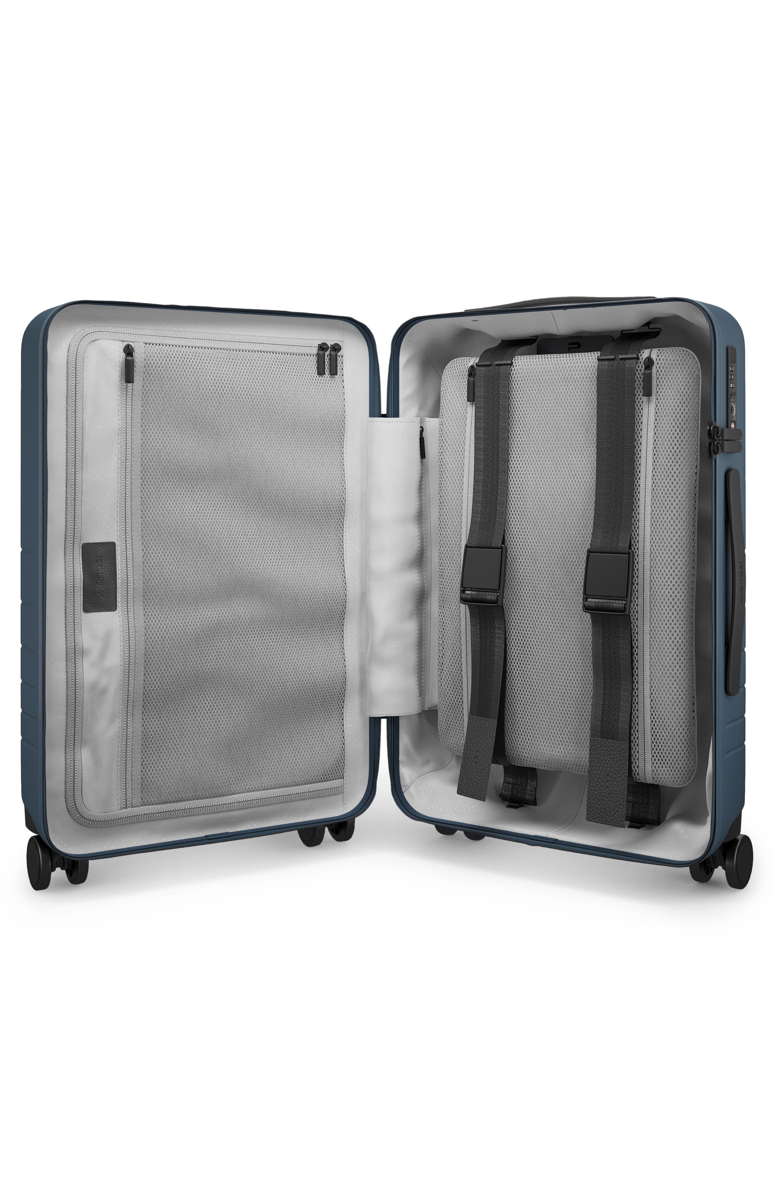 Monos 23-Inch Pro Plus Spinner Luggage, Alternate, color, Ocean Blue