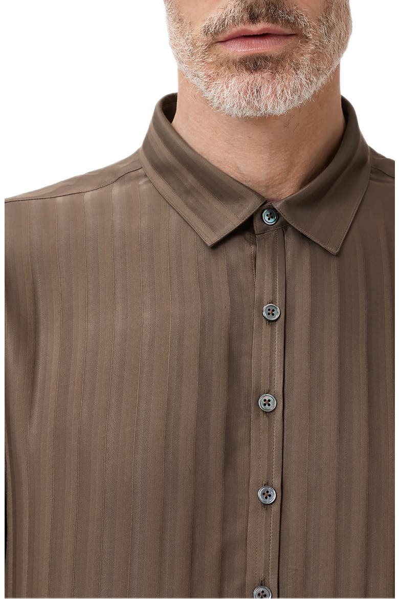 Bucks Button-Up Shirt, Alternate, color, DARK BROWN