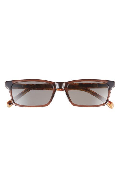 EYEBOBS EYEBOBS NUMBER CRUNCHER 53MM POLARIZED RECTANGULAR SUNGLASSES