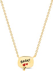 Crislu x Peanuts® SMAK! Thought Balloon Pendant Necklace