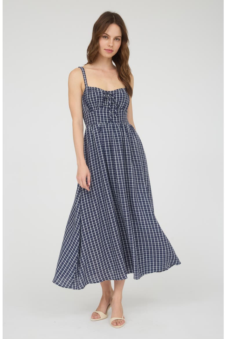 Milk Maid Sun Dress, Alternate, color, NAVY