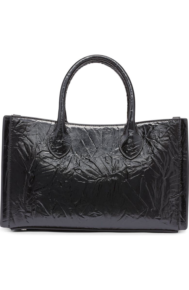 KARL LAGERFELD PARIS Cerise Leather Satchel, Alternate, color,