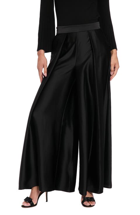 Pleated Wide Leg Pants