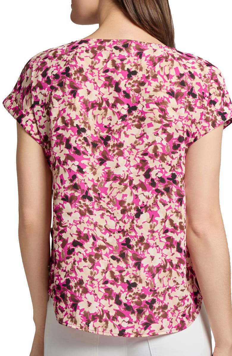 Jones New York Printed Button Detail Top, Alternate, color, 