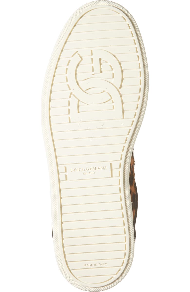 Dolce&Gabbana Saint Tropez Light Leopard Print Genuine Calf Hair Sneaker, Alternate, color, Hk5jf Leo F.naturale