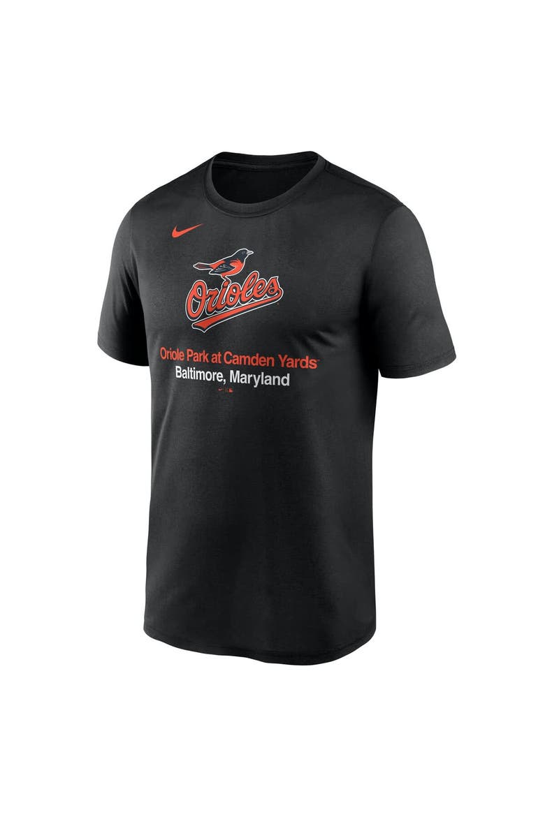 Men's Nike Black Baltimore Orioles Stadium Legend Performance T-Shirt, Alternate, color, Black
