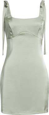 Lulus Carly Tie Strap Minidress