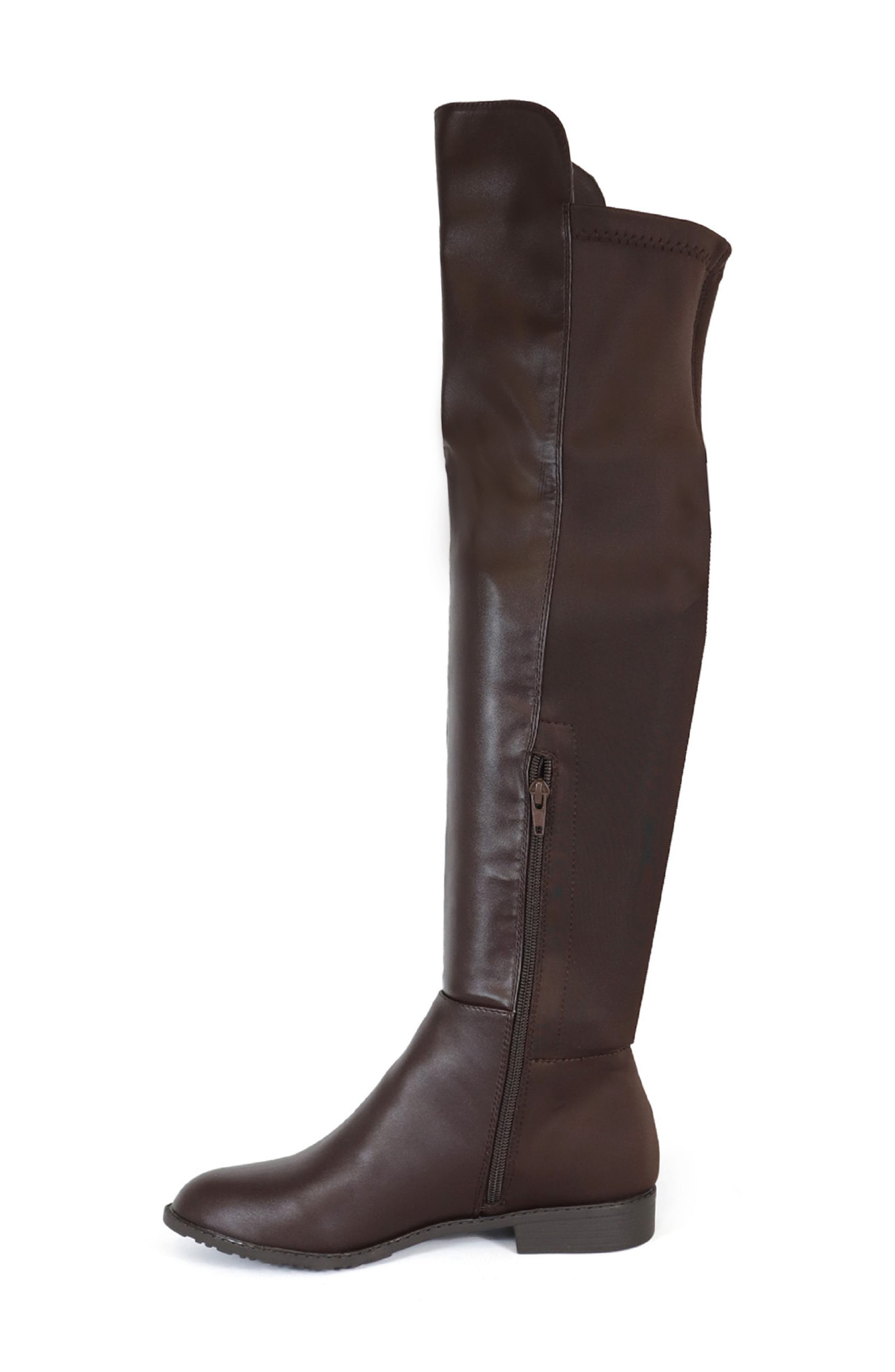 YOKI Erin 12 Tall Boot, Alternate, color, Brown