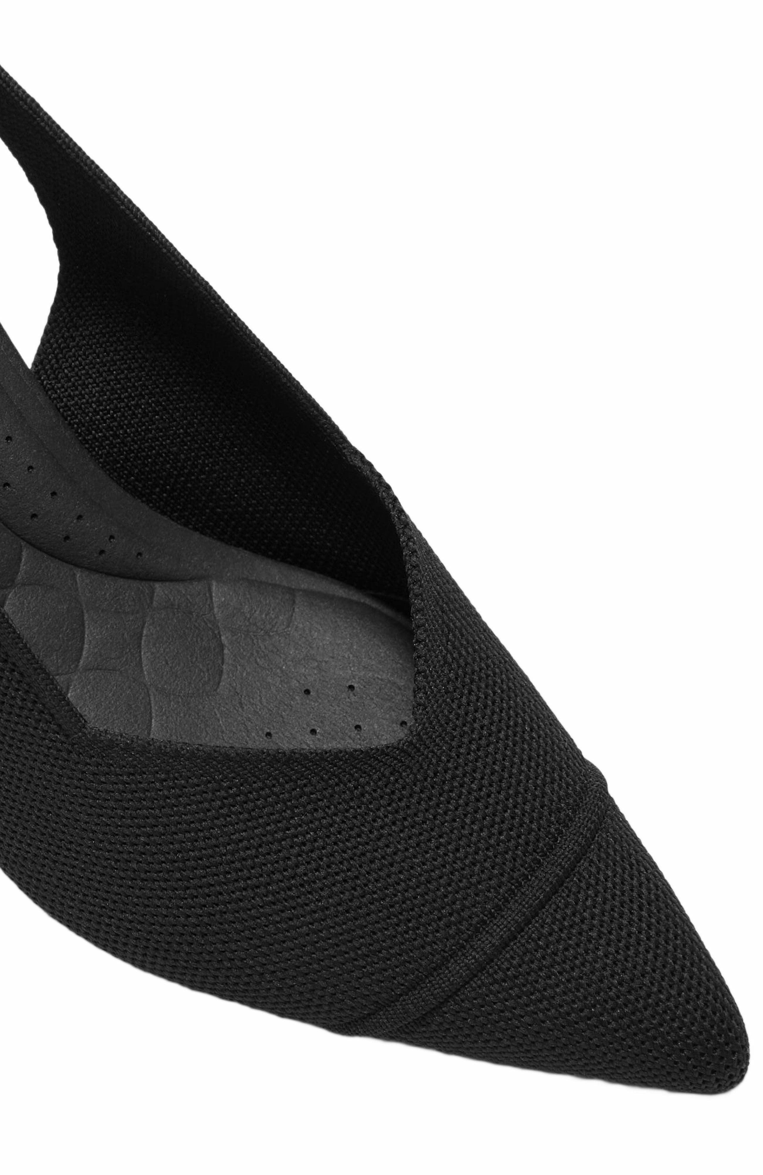 VIVAIA Addison Pointed-Toe Slingback Sandals, Alternate, color, Black