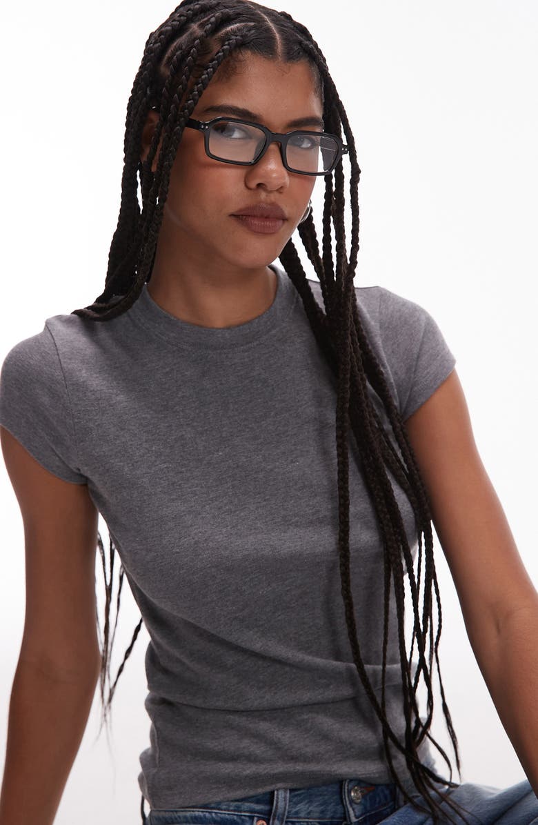 Topshop Everyday Cotton Blend T-Shirt, Main, color, 