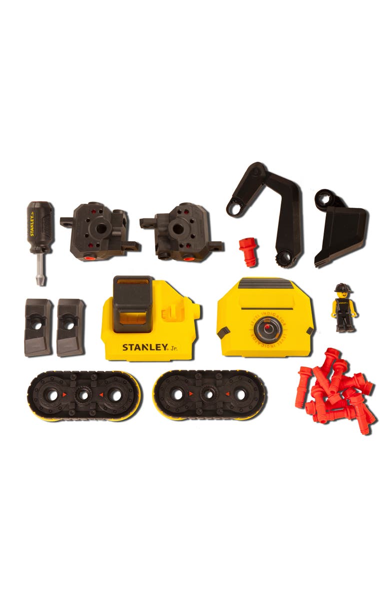 Stanley Jr Take Apart Excavator, Alternate, color, Multi Color