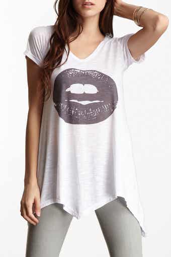 GO COUTURE Graphic Tunic T-Shirt