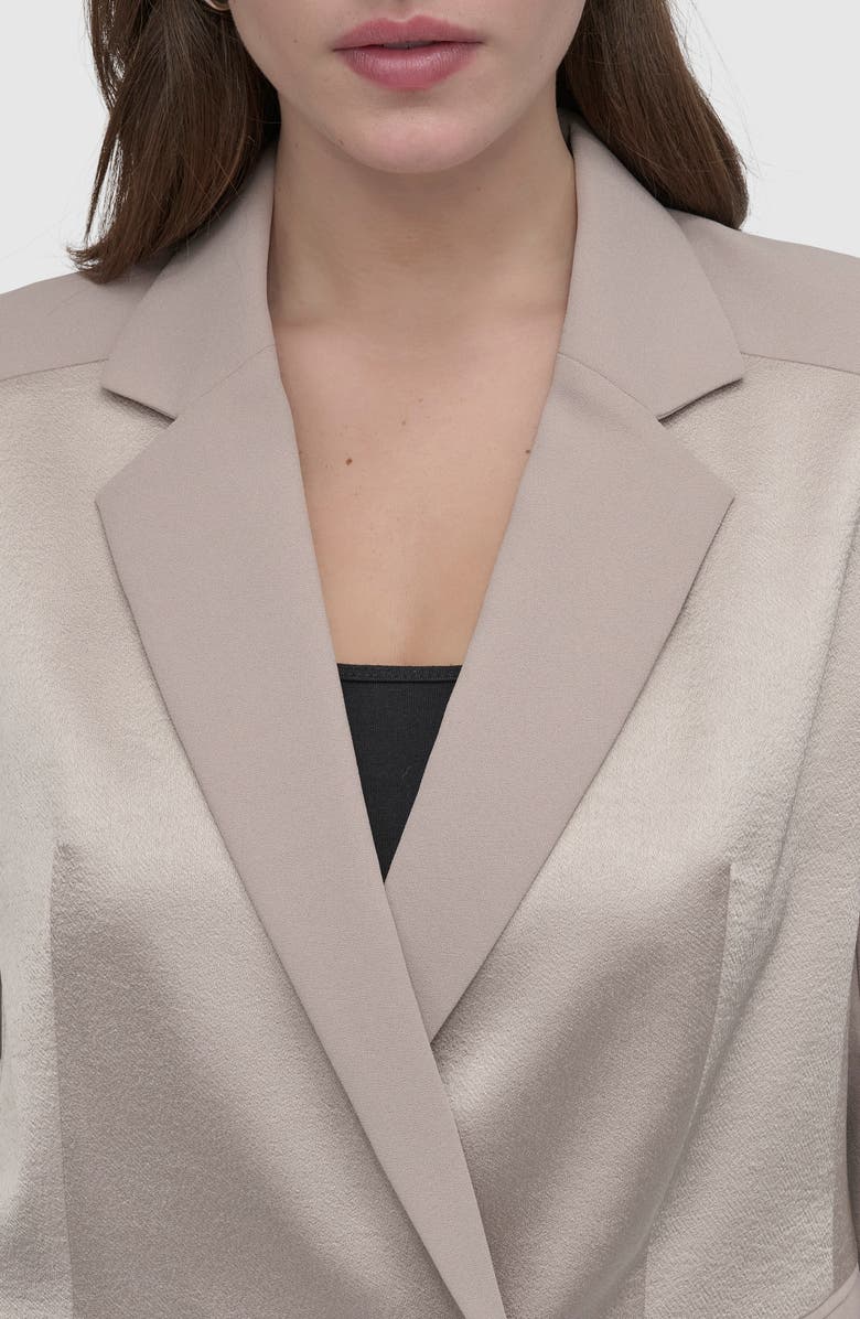 DKNY Open Back Blazer, Alternate, color, Pebble