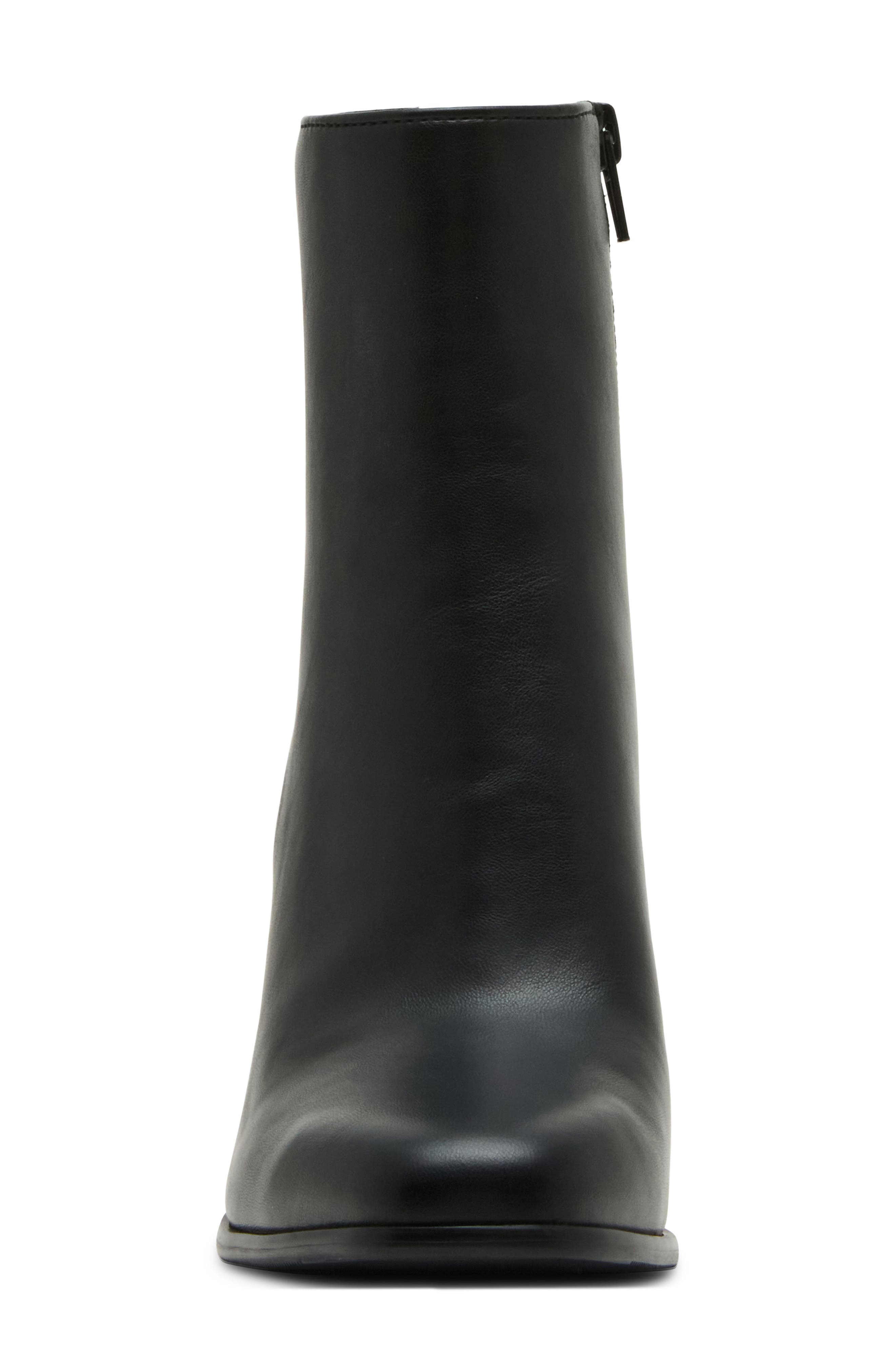 Kelsey Faux Leather Bootie, Alternate, color, BLACK PARIS