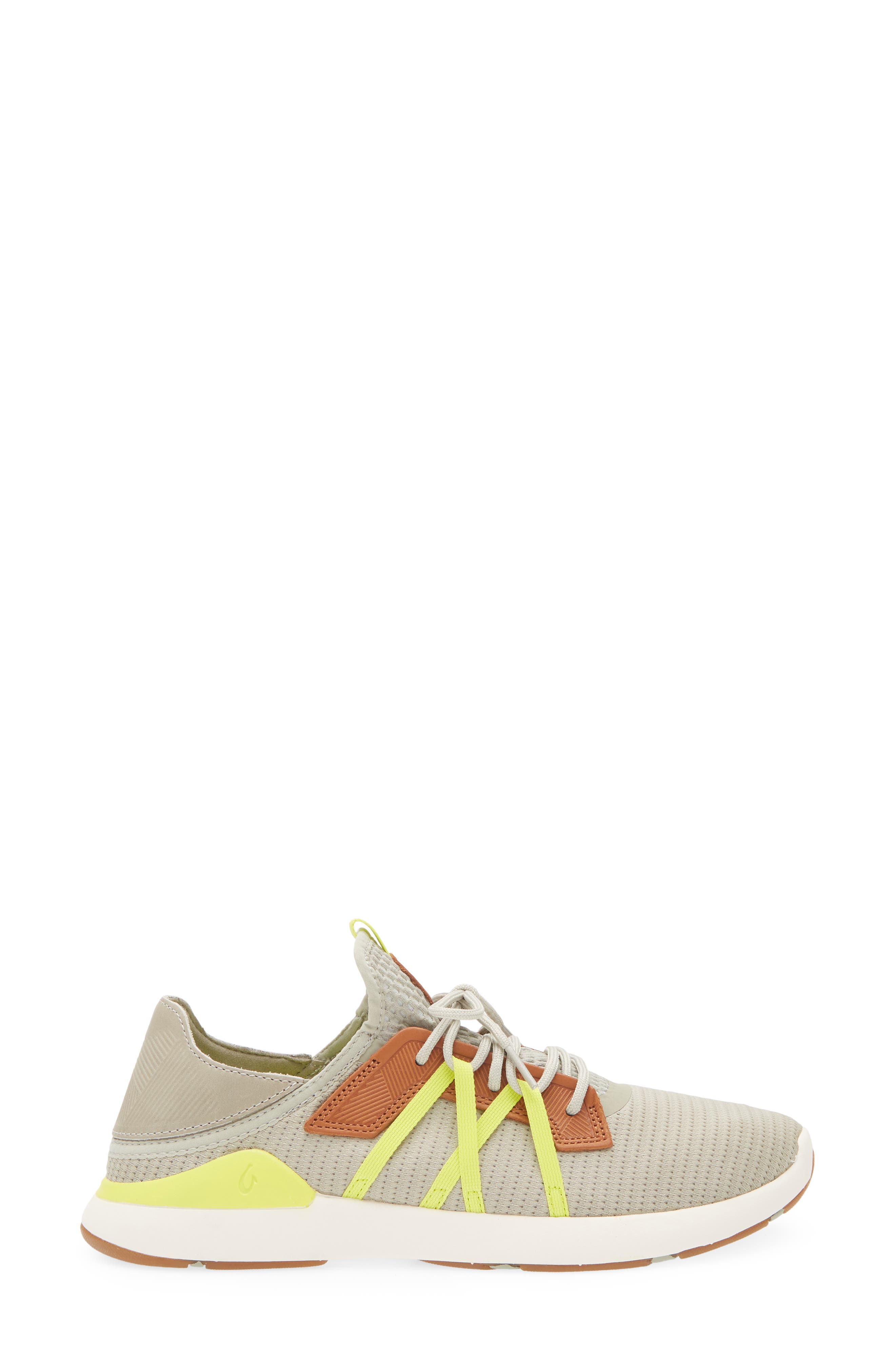 OluKai Mio Li Sneaker, Alternate, color, Mist / Citron